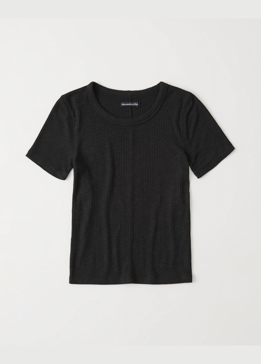 Черная футболка - женская футболка AF5897W Abercrombie & Fitch - (263132169)