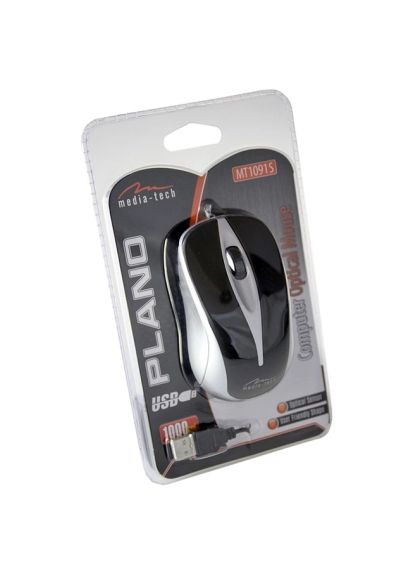 Мишка (MT1091S) Media-Tech Plano USB Silver (366651663)