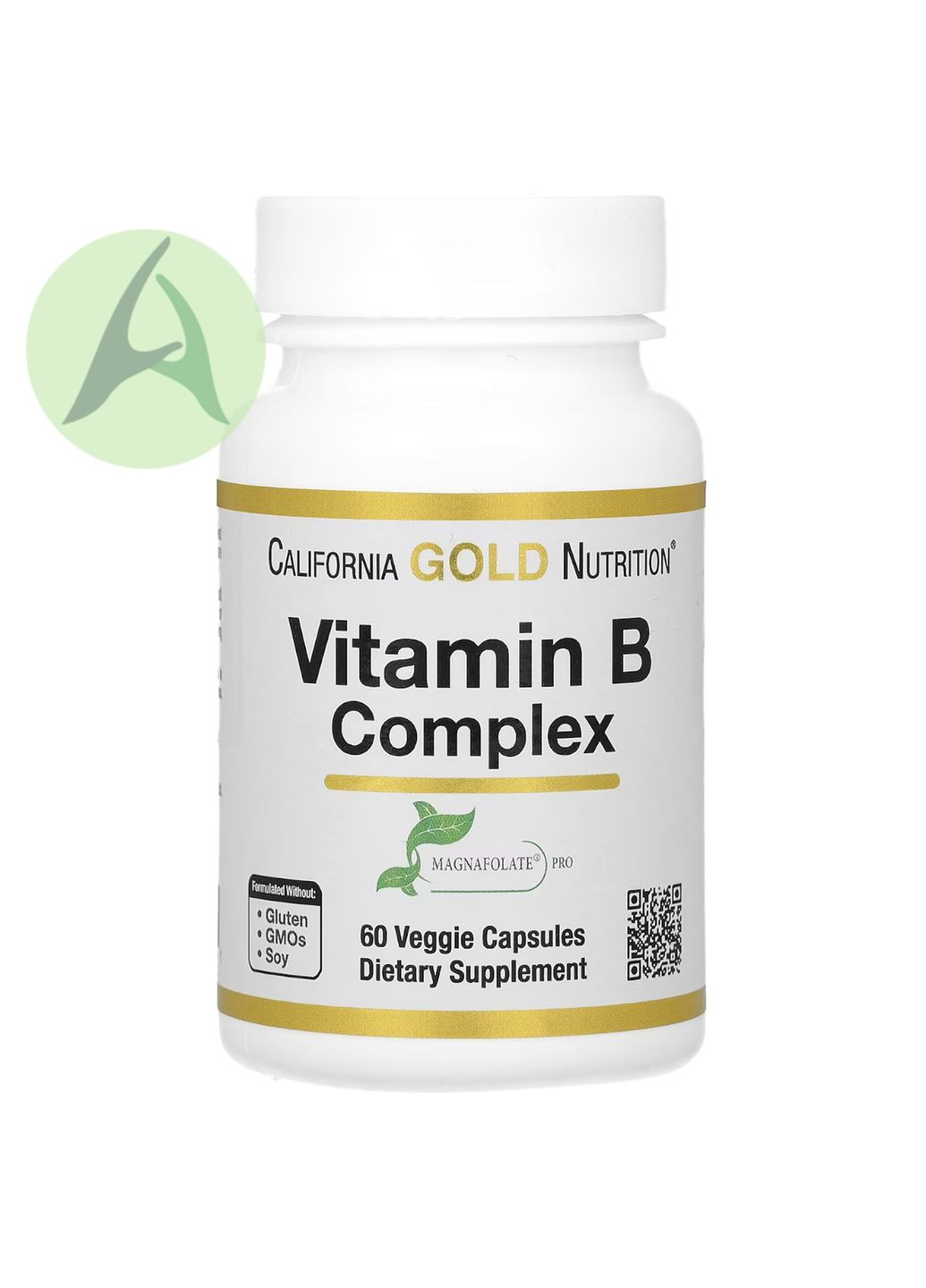 Комплекс витаминов группы В, 60 капсул California Gold Nutrition (315888704)
