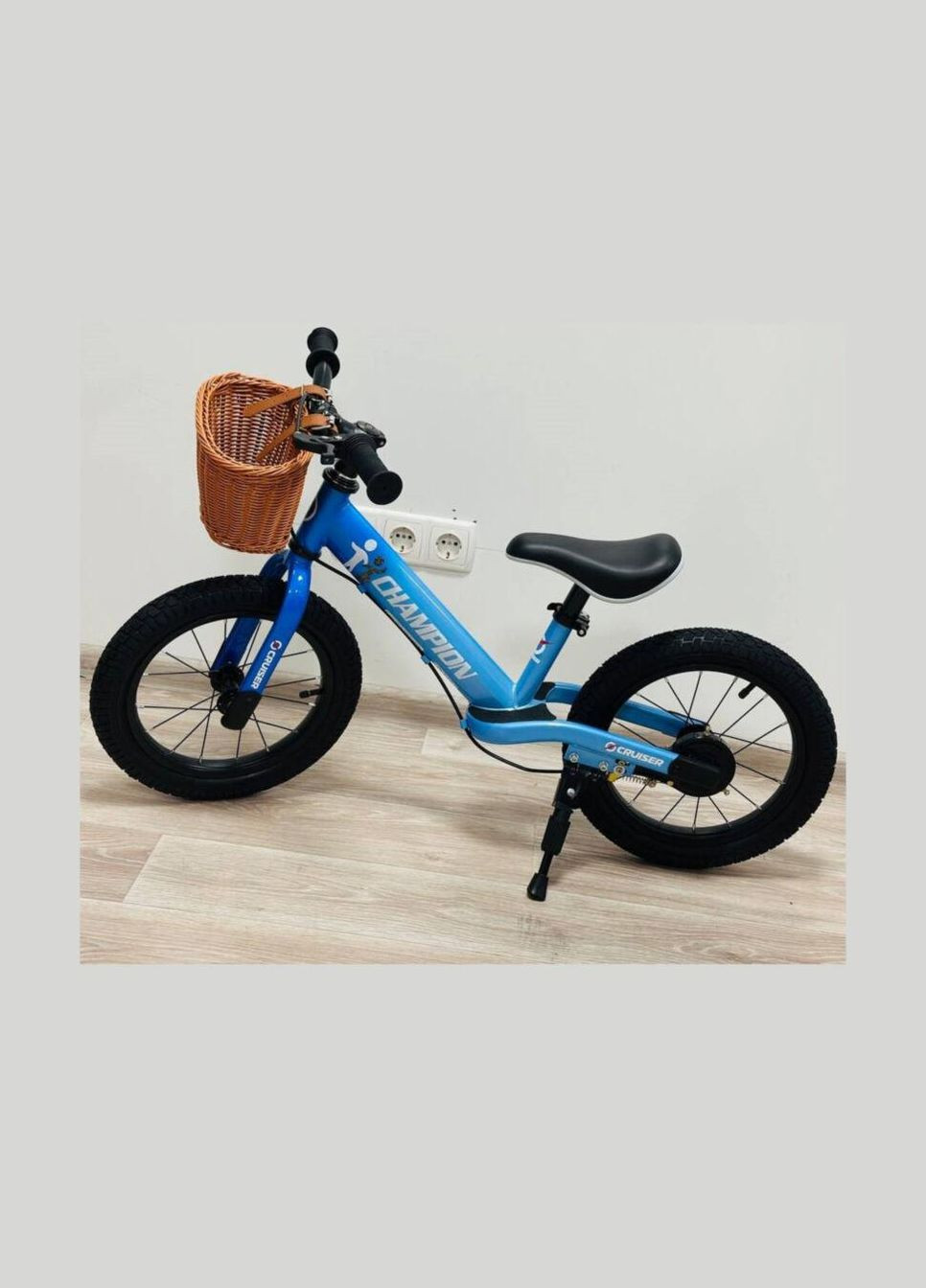 Біговел Champion Blue 14 дюймів з кошиком надувні колеса Maraton (362490325)