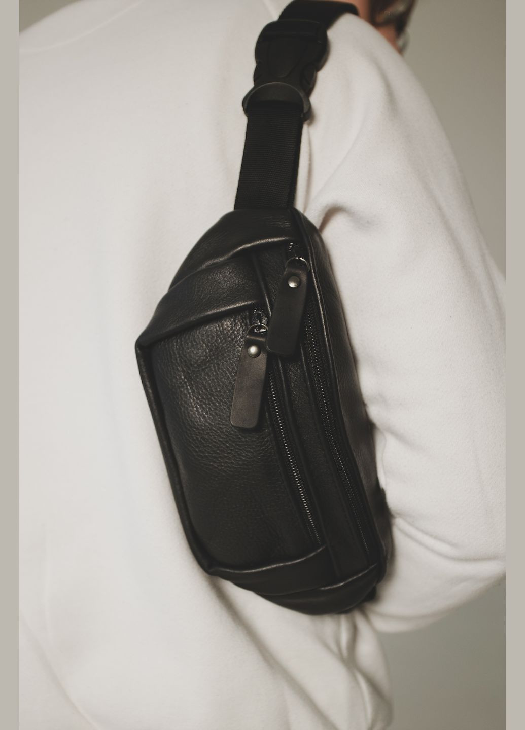 Сумка мужская бананка из натуральной кожи SKILL (298875786)