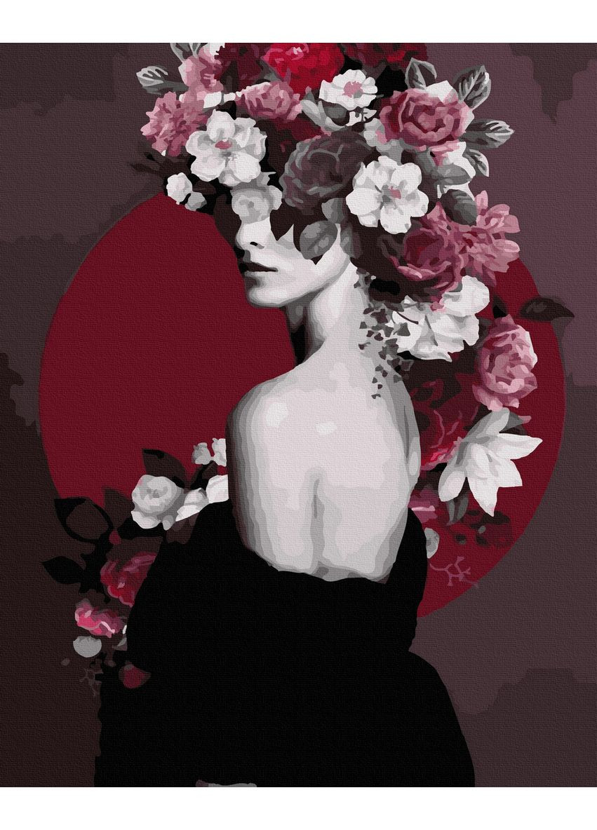 Картина по номерам «Квіткова абстракція» GX39746 40х50 | PICua No Brand (365039401)