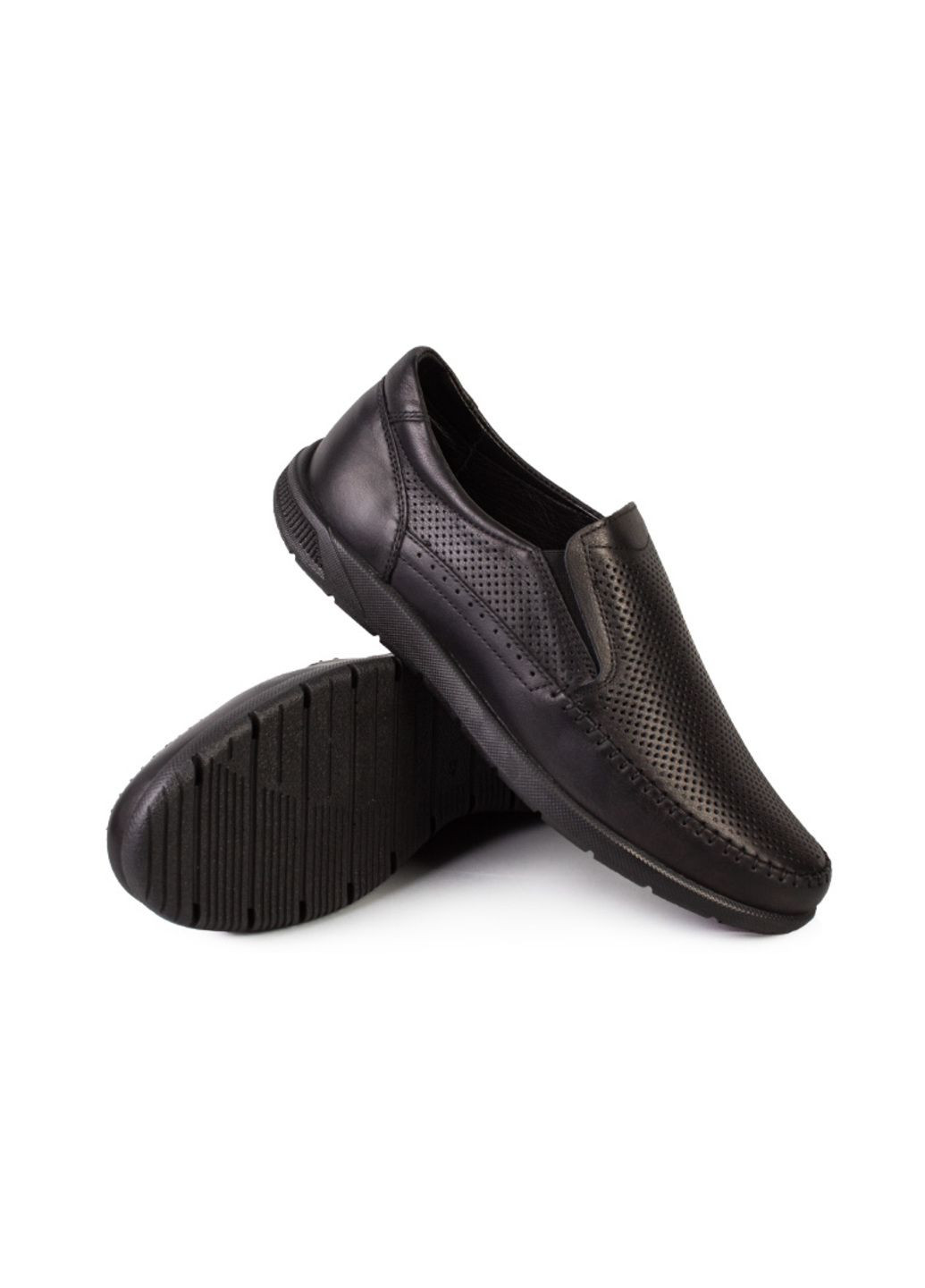 Черные мокасины мужские бренда 9200532_(1) ModaMilano