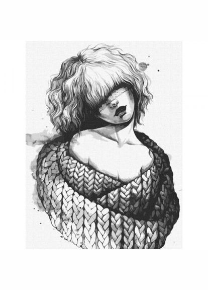 Картина за номерами "Незнайомка" ★★★★★ Ідейка (318527672)