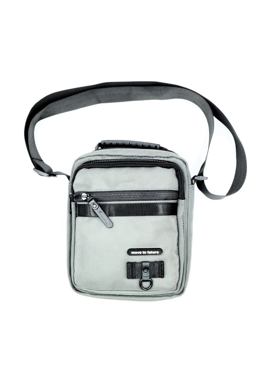 Сумка кросс-боди Серая водонепроницаемая через плечо для женщин и мужчин повседневная дорожная ProDobro (364671856)