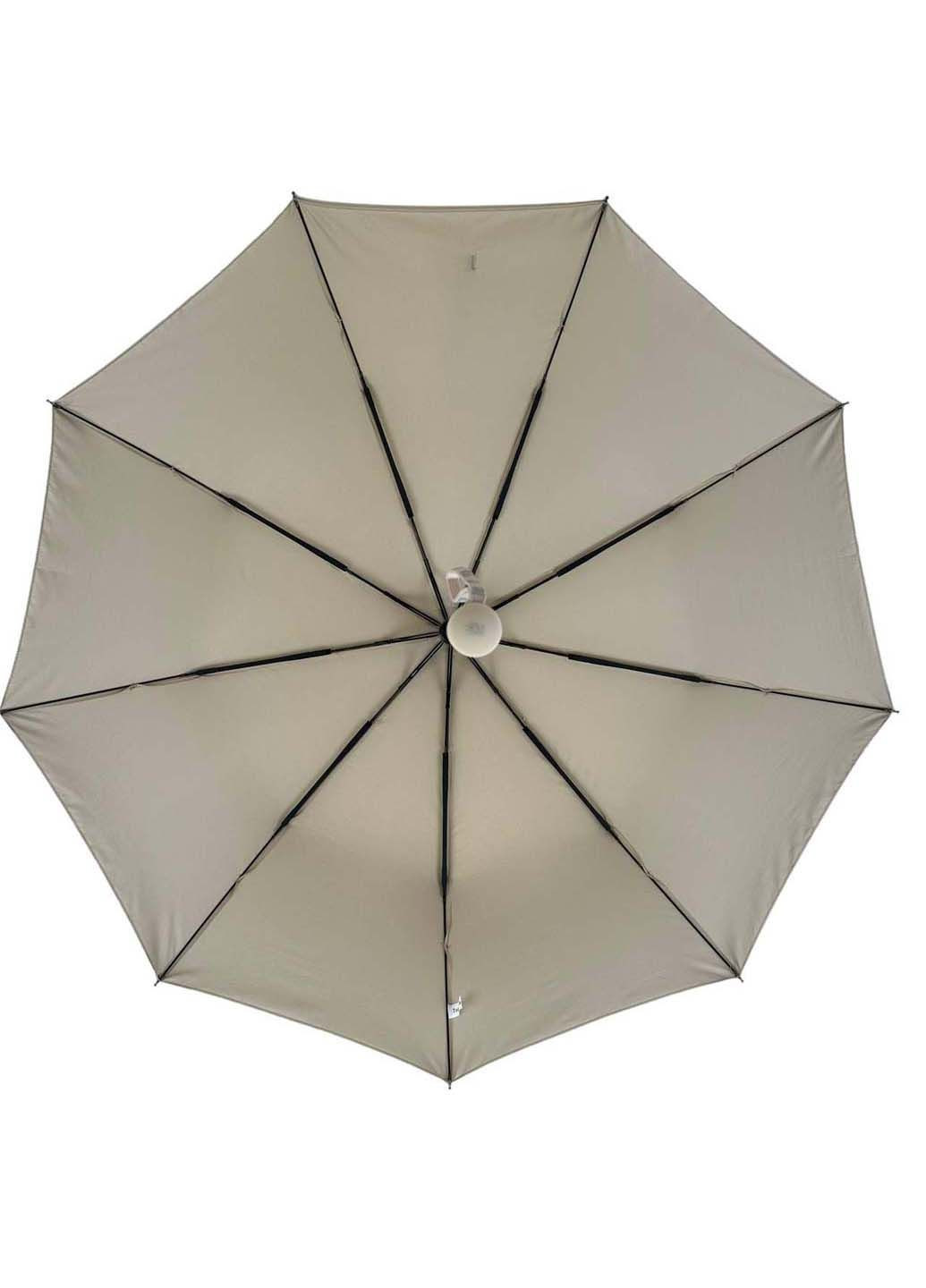 Женский однотонный зонт полуавтомат на 9 спиц Toprain (289977331)