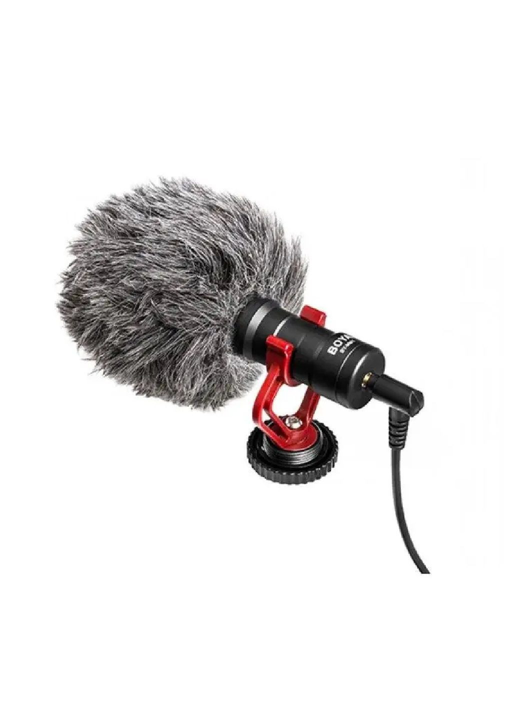 Направленный микрофон в алюминиевом корпусе с держателем для записи звука аудио 8.1х2.2х2.2 см (476572-Prob) Unbranded (284667323)