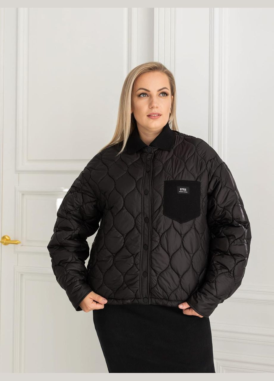 Черное демисезонное Пальто Алеся 48/50 шоколад 0255 Vlavi