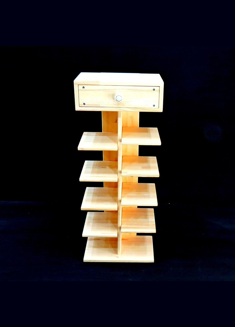 Полиця для взуття з дерева Бівіо 10 бланже (ПДО-105301) No Brand (327860430)