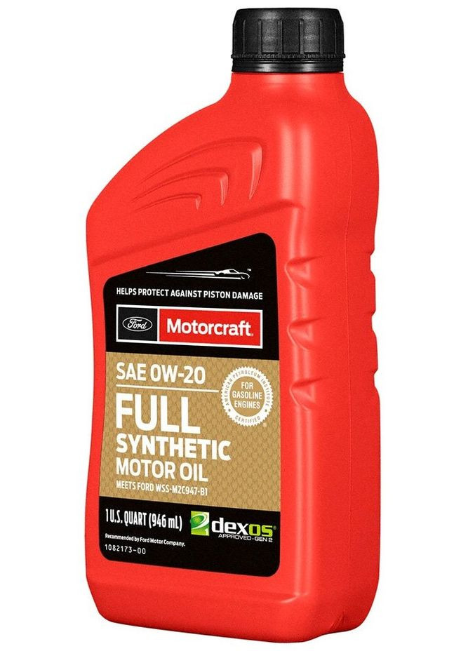 Масло моторне Motorcraft Full Synthetic 0W-20 0.946 л. Ford (322058372)