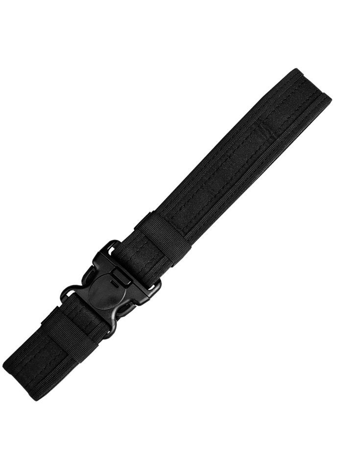 Пояс розвантажувальний жорсткий армійський тактичний ремінь (синтетичний, Чорний) ширина 5 см, макс. довжина 110 см Сварог (342375133)