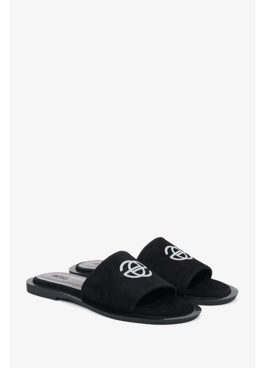 Шльопанці, колір чорний Estro (367179652)