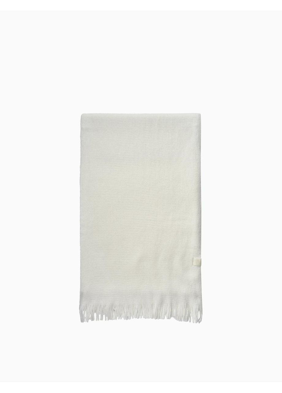 Женский шарф Acrylic Scarf Белый Универсальный Calvin Klein slim fit (367833290)