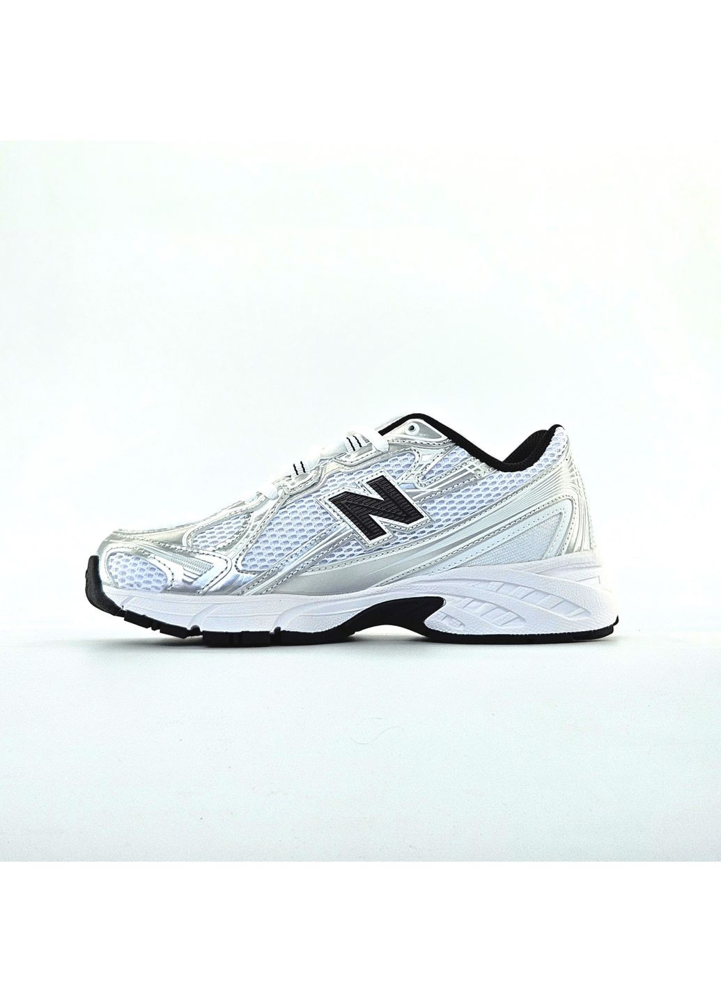 Кроссовки женские New Balance 740v2 White Silver Black | Нью Беланс 740 серебряные No Brand серебряные демисезоны (363176559)