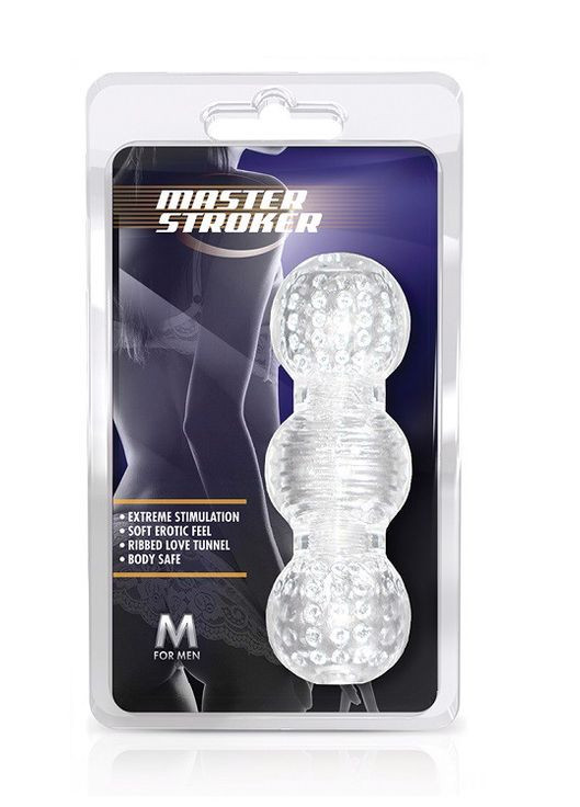 Мастурбатор нереалістичний M for Men Master Stroker прозорий Blush (362516753)