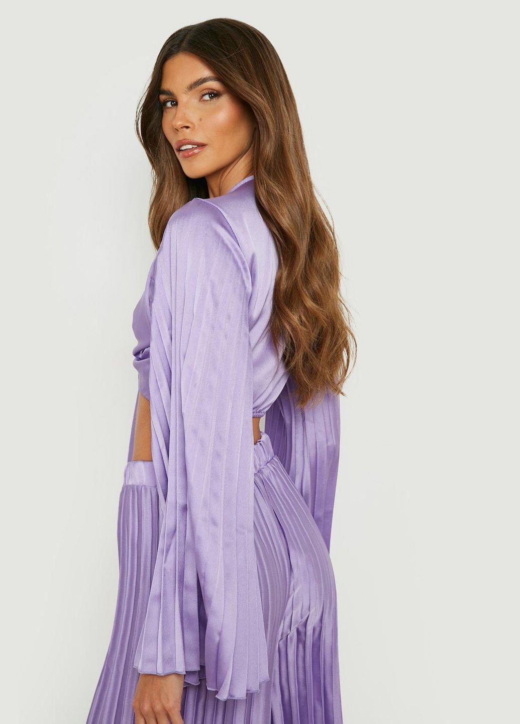 Лиловая блуза Boohoo
