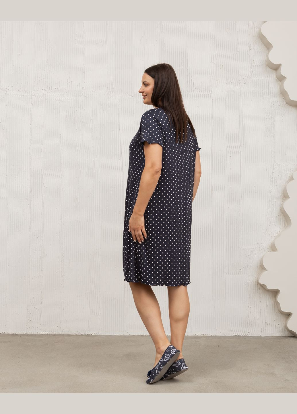 Темно-синяя рубашка Nicoletta