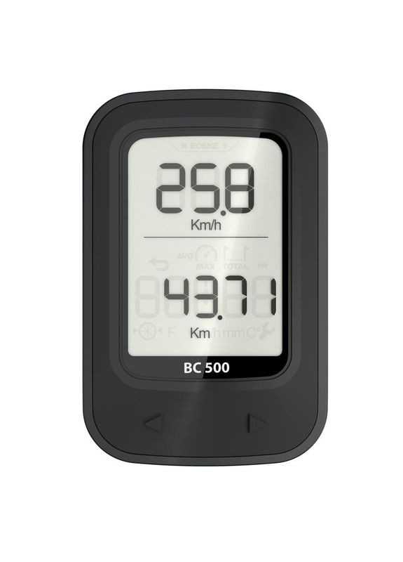Бездротовий Велокоп'ютер (Поточний/Середн./Макс. Швидкість, Поточний/Загальний Пробіг, Час, Секундомір, Температура) B'TWIN (348117531)