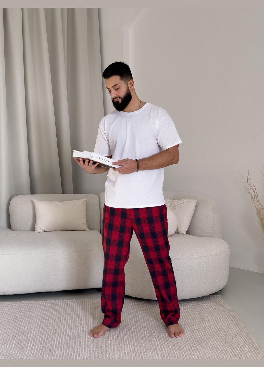 Стильний та затишний домашній комплект-піжама Vakko (327010253)