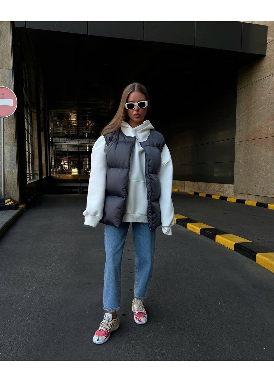 Теплая жилетка оверсайз Fashion (363367571)