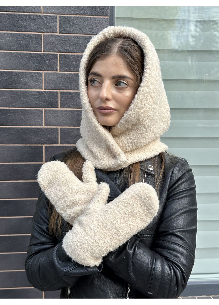 Капор женский капюшон букле на магните. Odyssey (363820472)