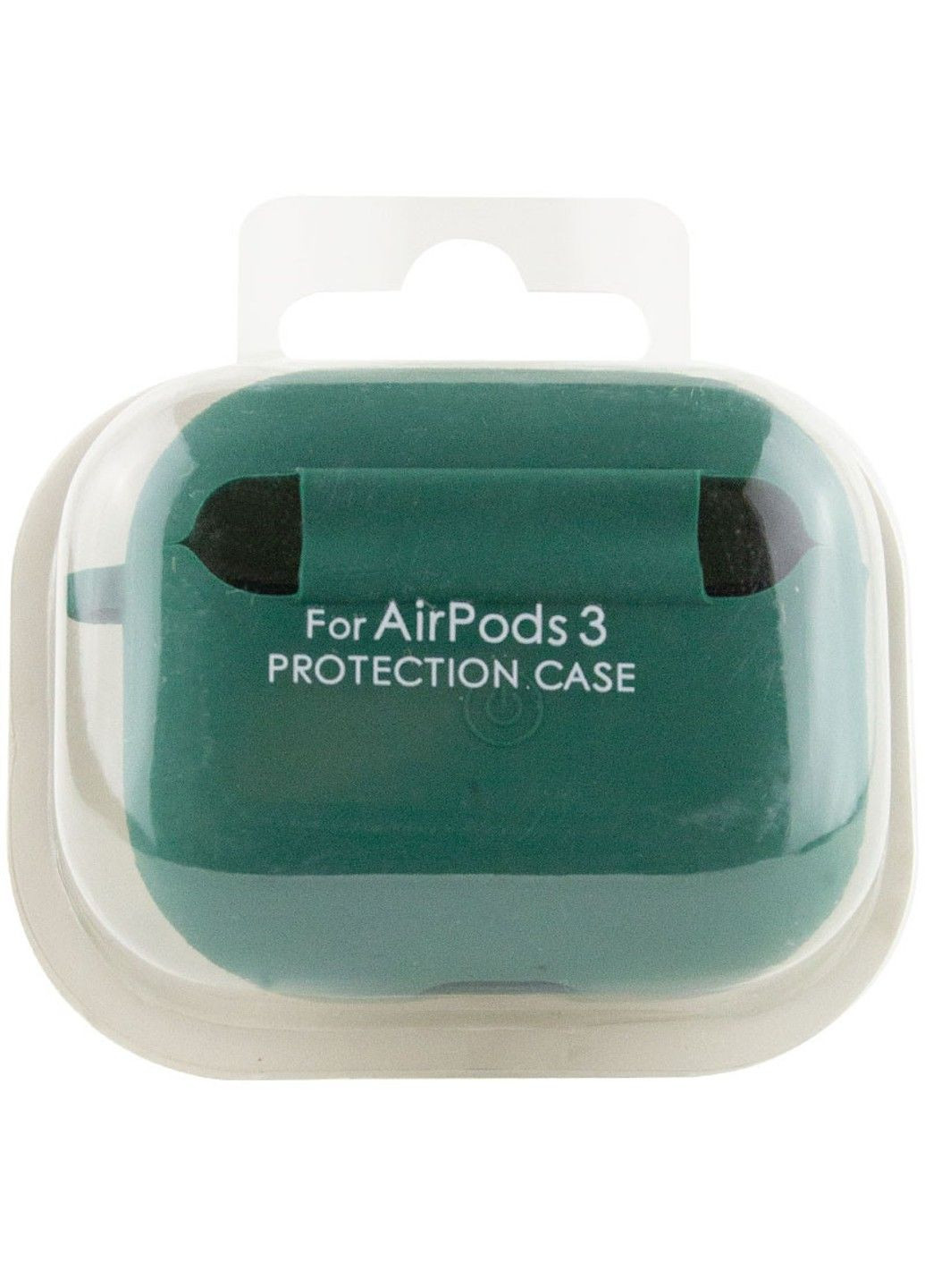 Силіконовий футляр з мікрофіброю для навушників Airpods 3 Epik (291880205)