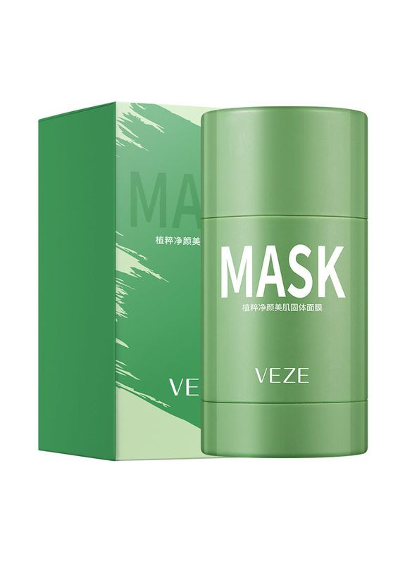 Маска стик для обличчя Mud Clean Mask з екстрактом зеленого чаю й азійської центели 40g 43 шт. VEZE (336202617)