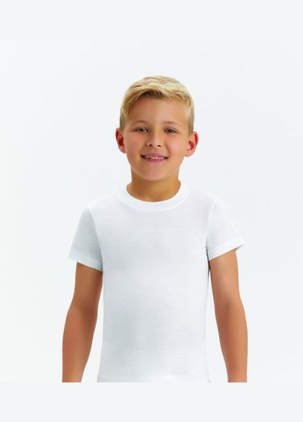 Біла демісезонна футболка набір 2 шт. для хлопчика 372893 білий Smart Start