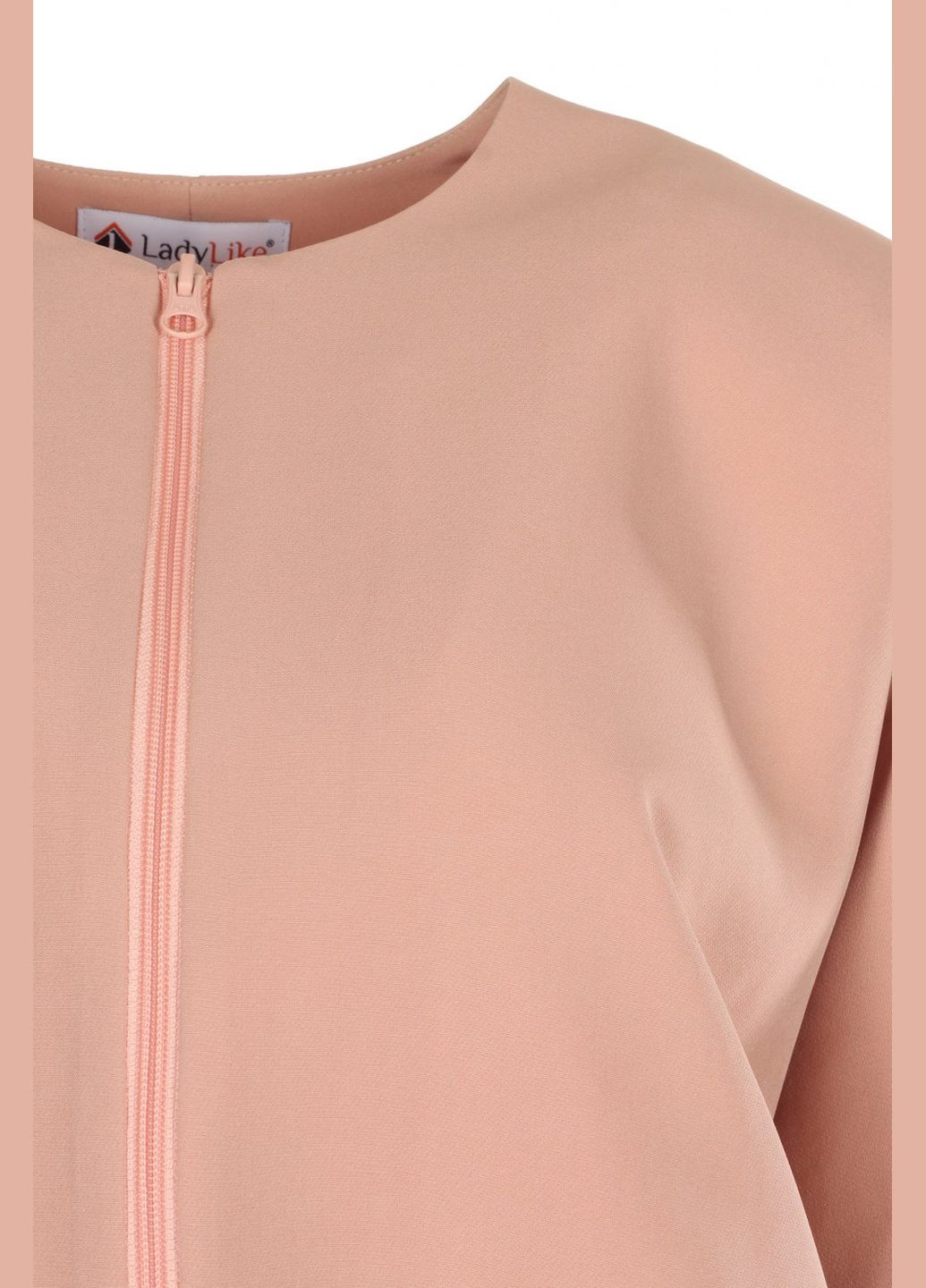 Персиковый женский женский жакет-бомбер (ll213320013) LadyLike - всесезон