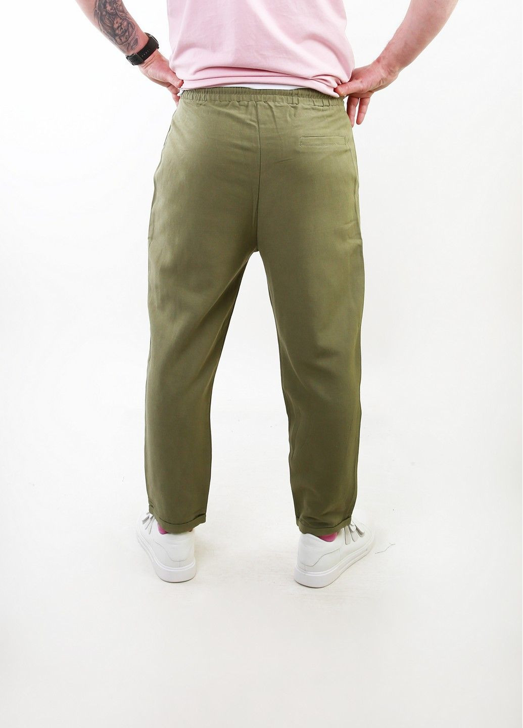 Оливковые кэжуал демисезонные брюки Mtp