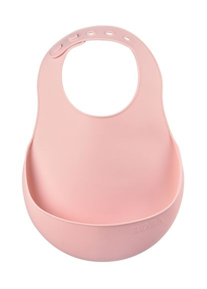 Силиконовый нагрудник, с карманом, розовый () Beaba 913491 (328261221)