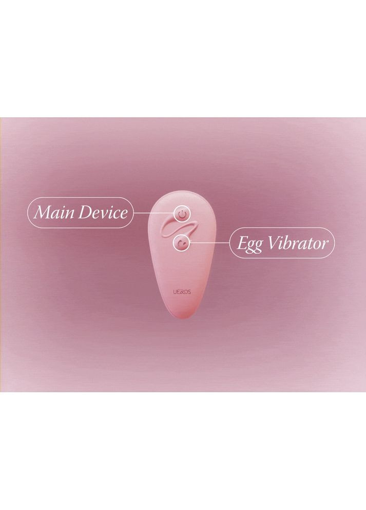 Вібратор-трусики з пультом UEROS зі знімним віброяйцем, UPKO (373271995)