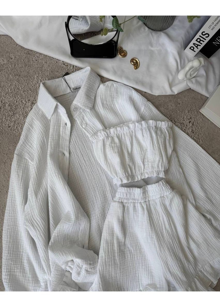 Жіночий літній мусліновий костюм Україна (349817803)