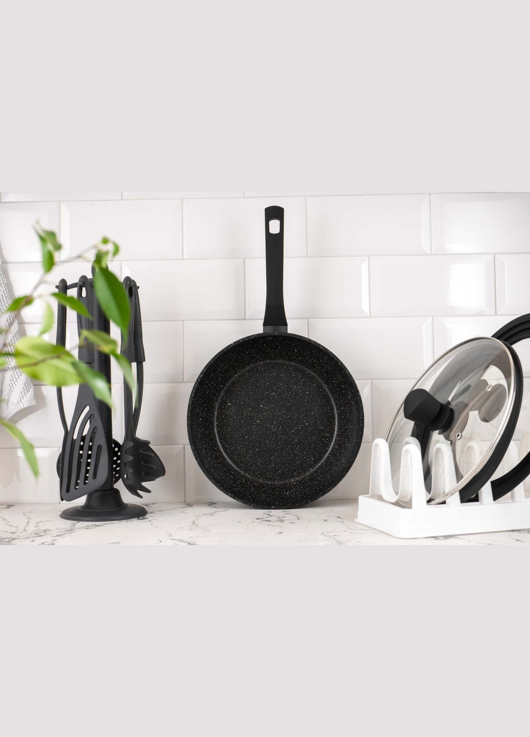 Сковорода глибока Gemini Gourmet Bolzano 28 см, чорний, алюміній Ardesto (314749639)