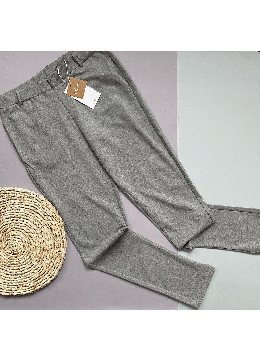 Брюки підліткові однотонні, сірі Name it (333334022)