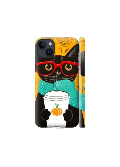 Чохол на iPhone 14 Plus Осінній кіт "4026m-2645-2448" Endorphone (365811011)