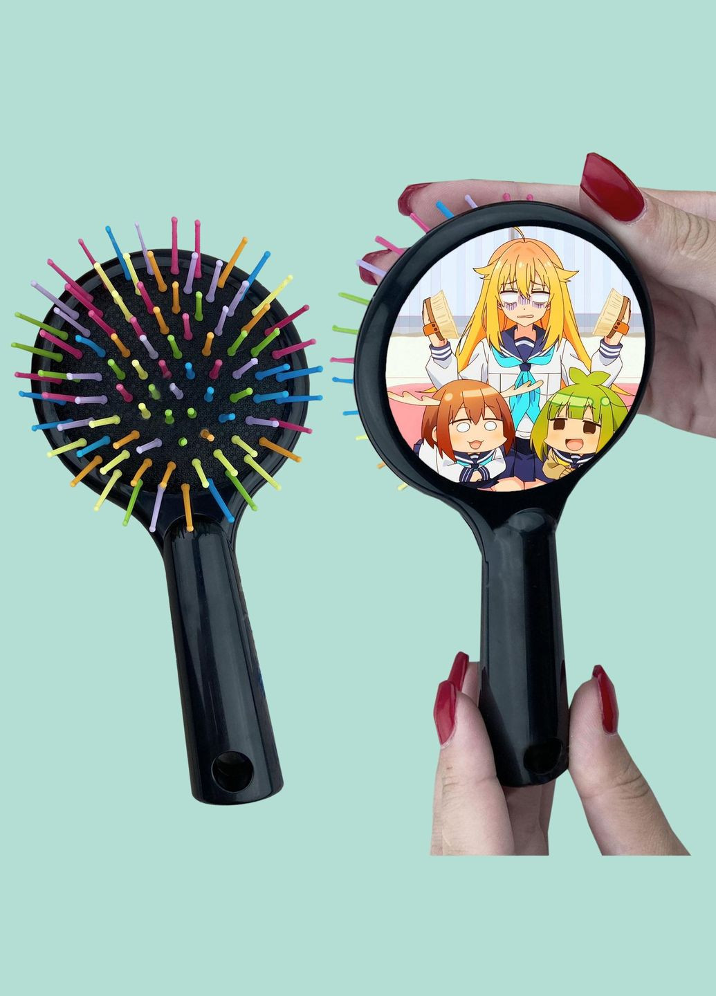 Гребінець для волосся Аніме Моя подруга-оленочка Нокотан #0005 чорний No Brand (315042421)