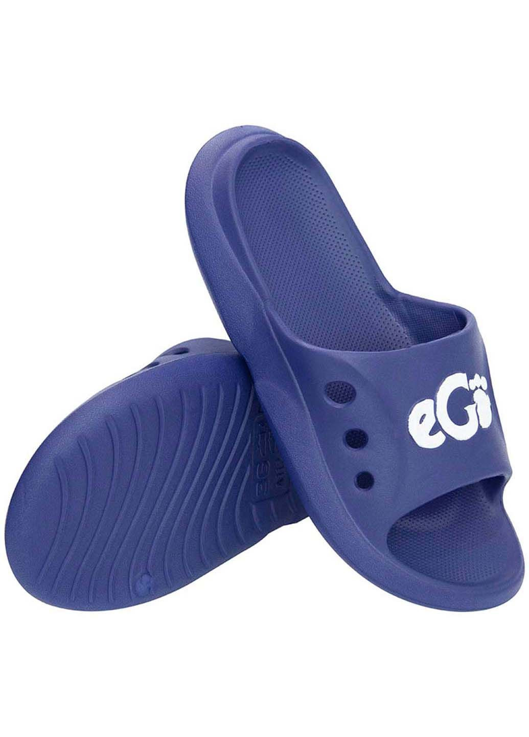 Синие шлепанцы Sports