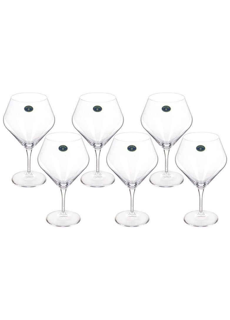 Набір келихів для вина Crystal Gavia 1SI97/00000/610 610 мл 6 шт Bohemia (364753853)