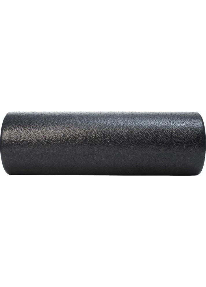 Масажний ролик-валик для МФР та йоги ролер-масажер, Чорний TECOFIT (370439572)