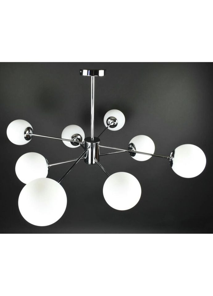 Стельова люстра на 8 лампочок 27354 Хром 40-70х105х105 см. Sunnysky (324396321)