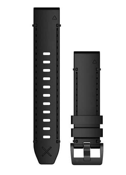 Ремешок для MARQ Black Leather Strap Garmin (322768581)