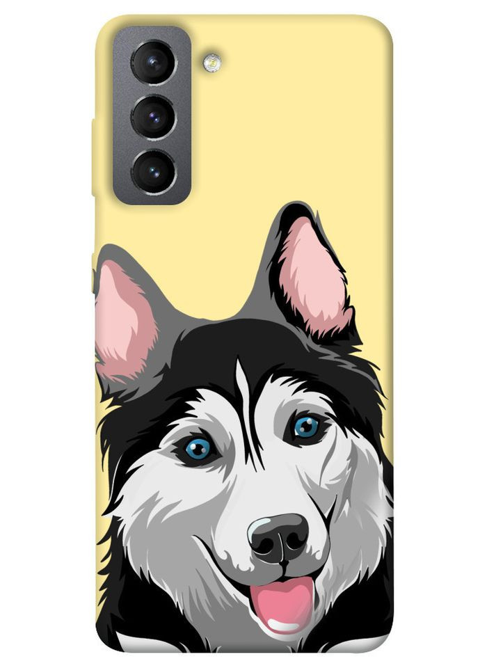 Чохол з принтом для Samsung Galaxy S21 FE / на самсунг галаксі з21 фе Husky dog No Brand (339065783)
