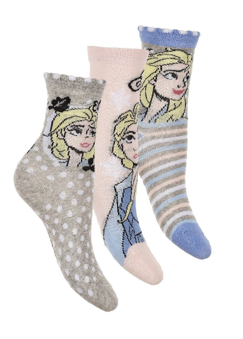 Носки 3 пары Frozen (Холодное Сердце) ET06301 Disney шкарпетки 3шт. (292253173)
