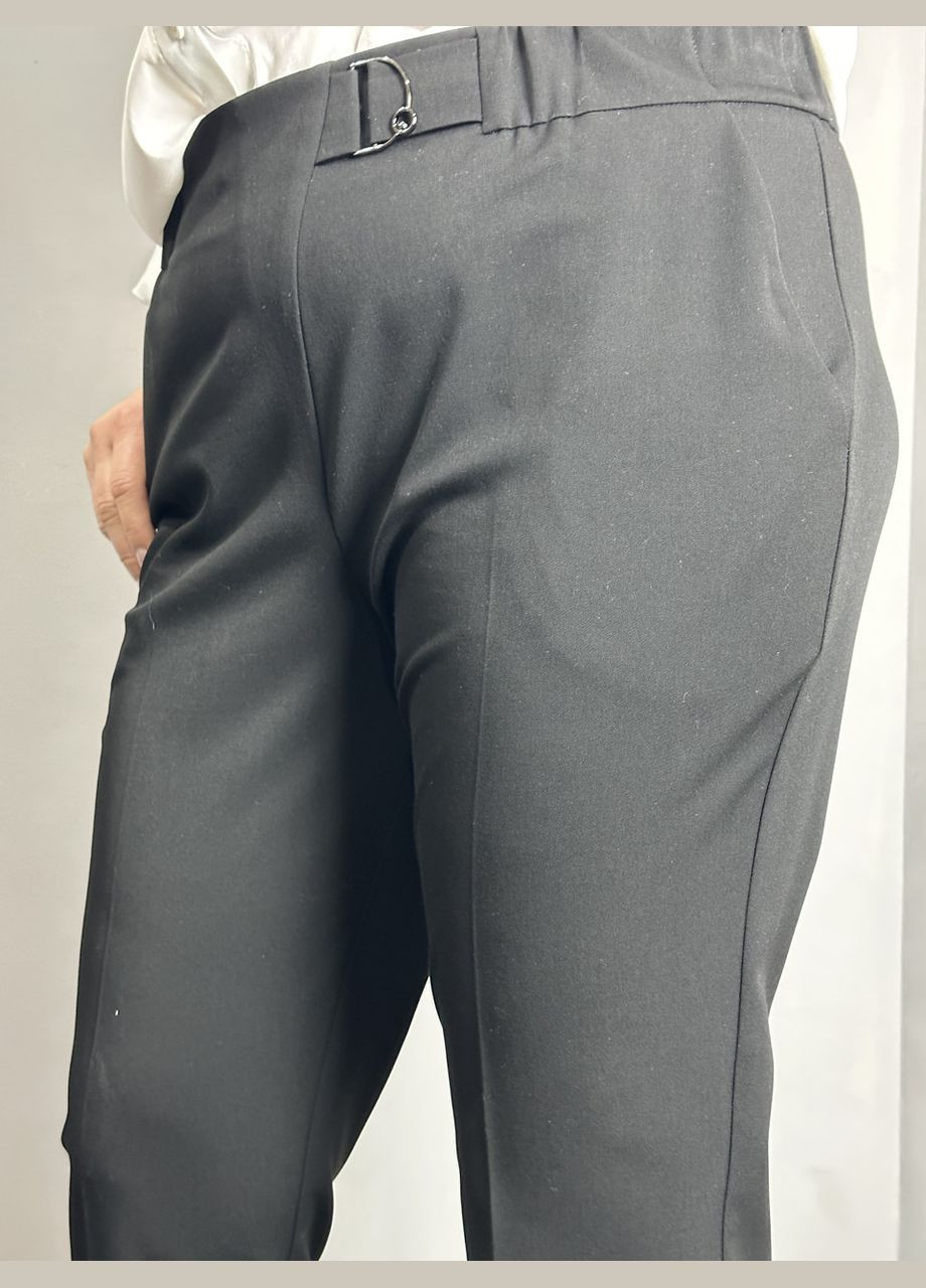 Женские классические брюки прямые черные MKJL1131-1 Modna KAZKA (277159860)