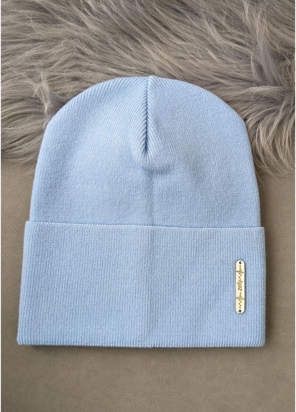 Універсальна шапка з відворотом InFashion Шапка (366089848)