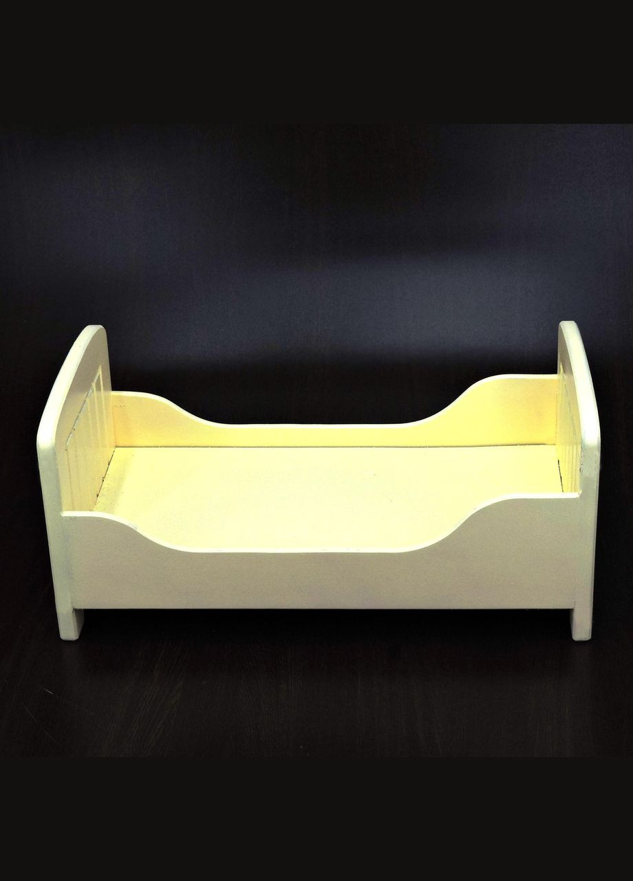 Кровать для кукол из дерева Эсмеральда лимонад (КРТ-000451) No Brand (328605589)