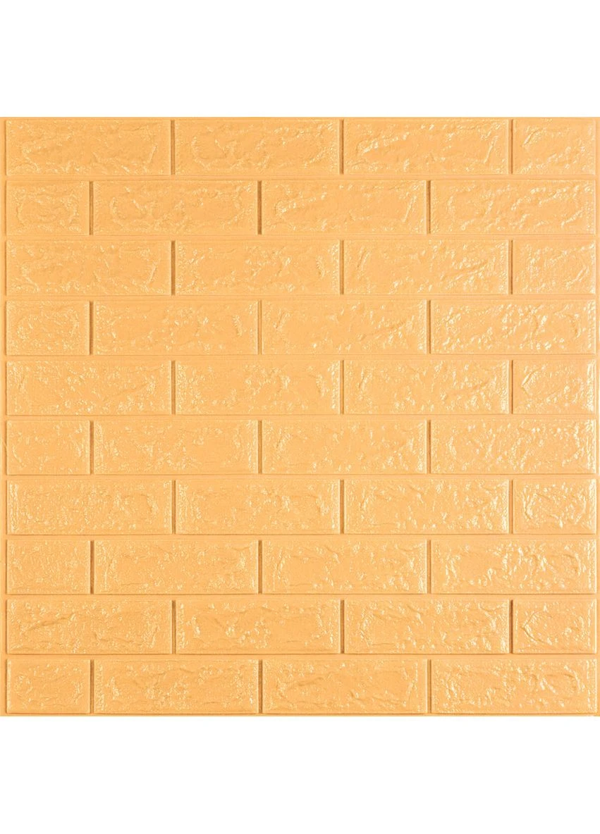 3D панель самоклеюча 700х770х5мм цегла Жовто (009-5) SW-00000028 Sticker Wall (373648665)