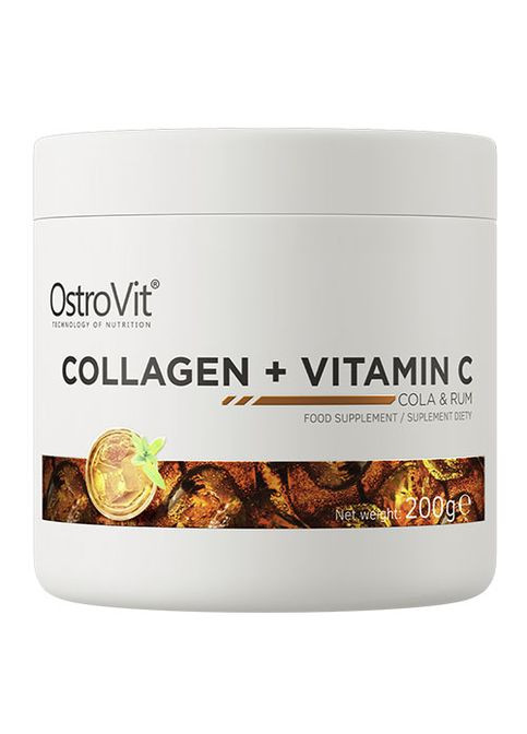 Collagen And Vitamin C 200 g /20 servings/ Rum Cola Ostrovit (331611173)