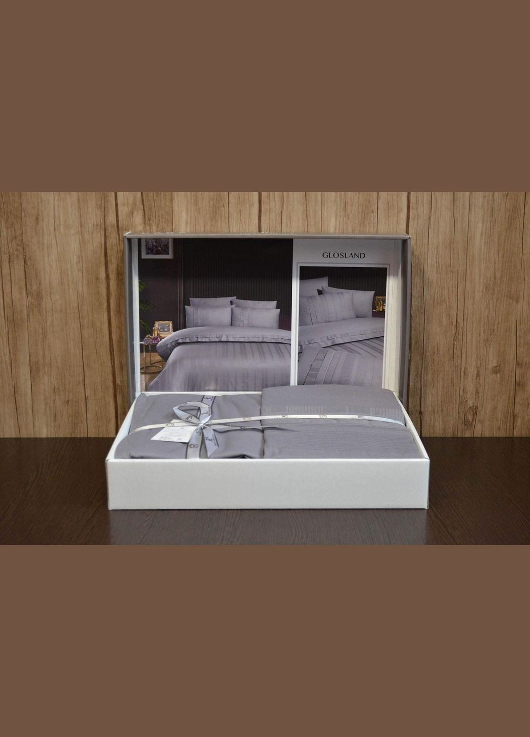 Постельное белье ранфорс Dark Deluxe — Glosland Quicksilver евро First Choice (304574261)